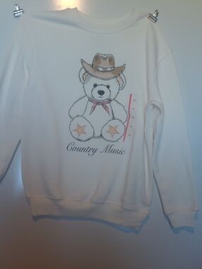 Country Music Bear Graphic Sweatshirt